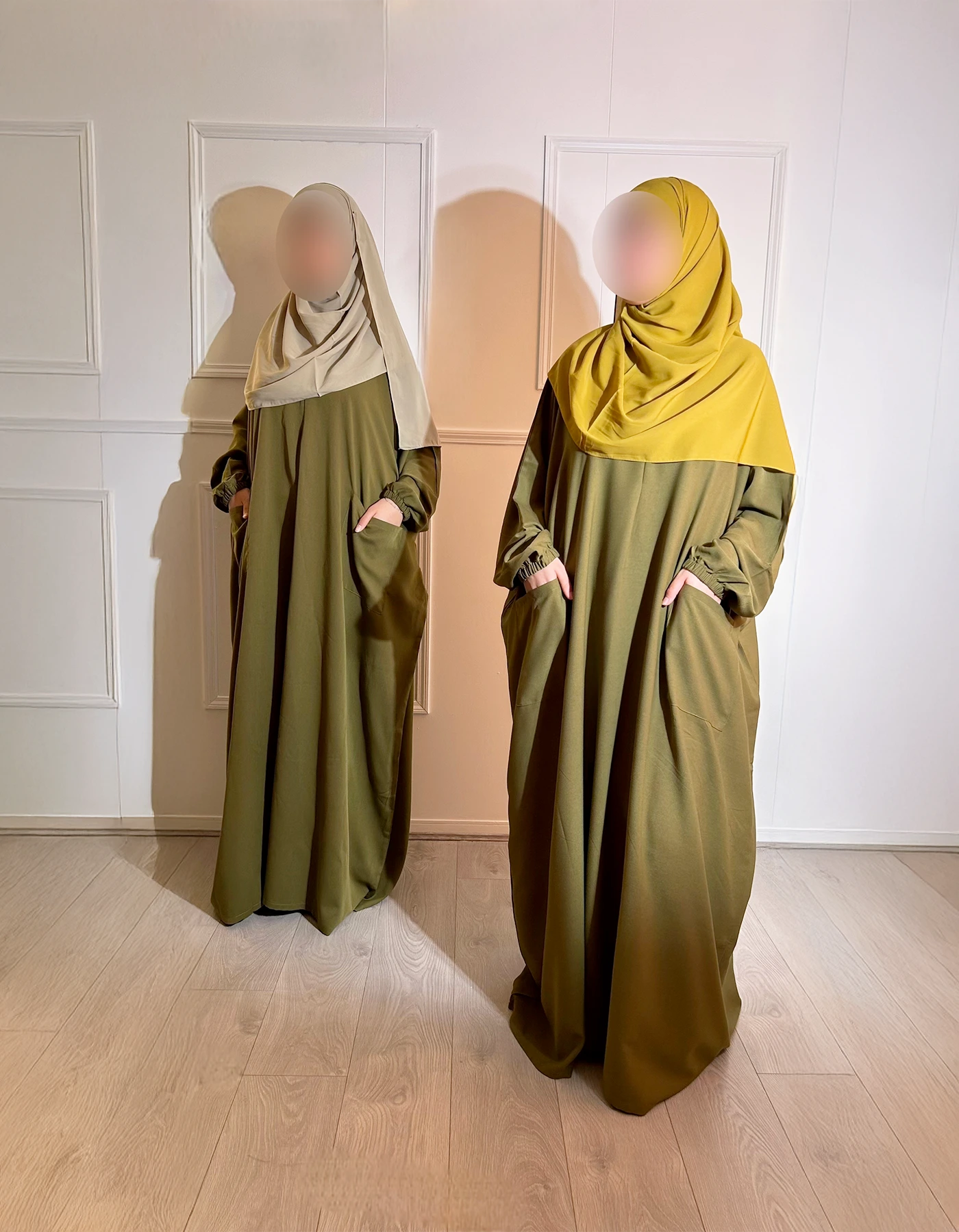 Abaya Syra Tall vert olive
