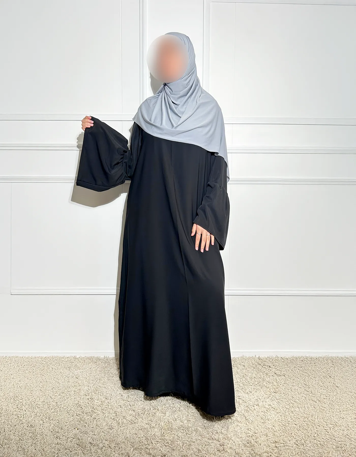Abaya Sayah noir