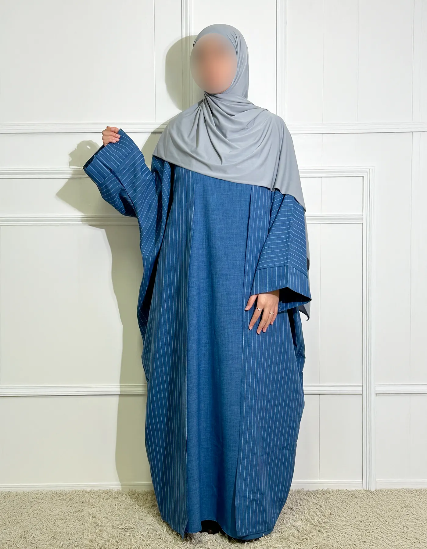 Ensemble Mariam bleu océan