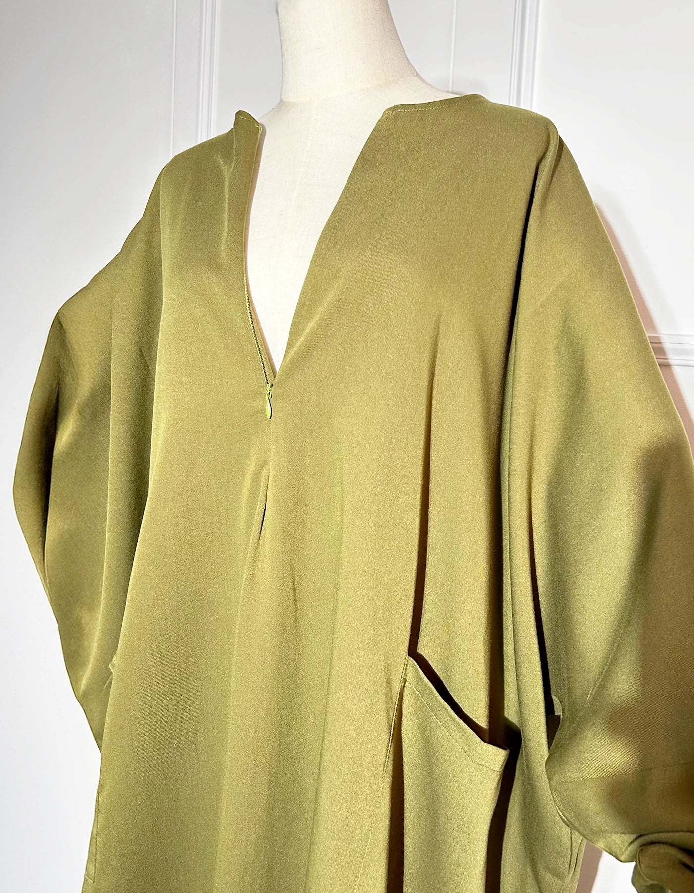 Abaya Syra vert olive
