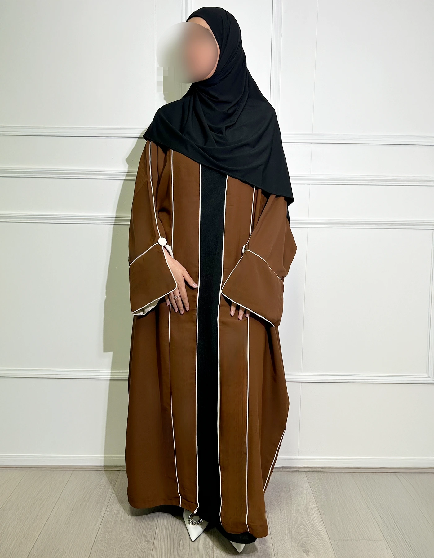 Kimono Zeinab marron