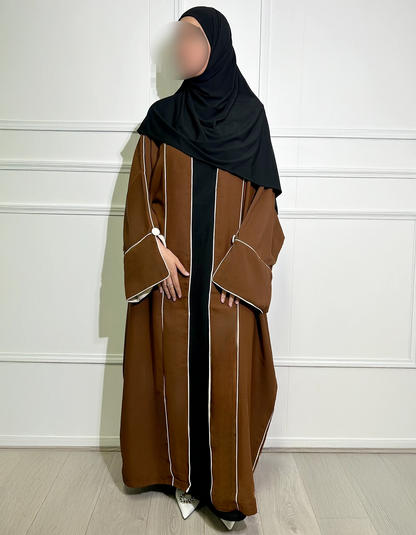 Kimono Zeinab marron