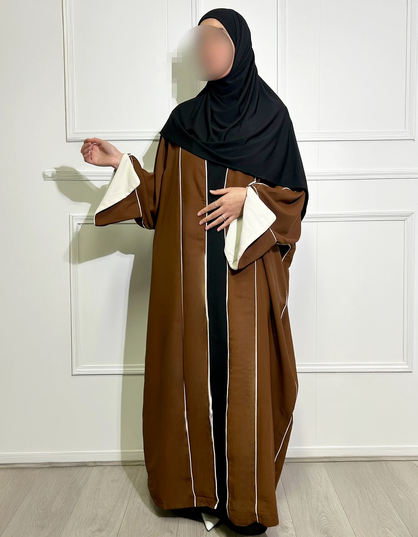 Kimono Zeinab marron